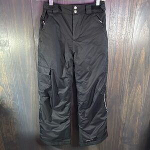 Columbia Omni Heat Ski Snowboard Pants Black Youth Medium